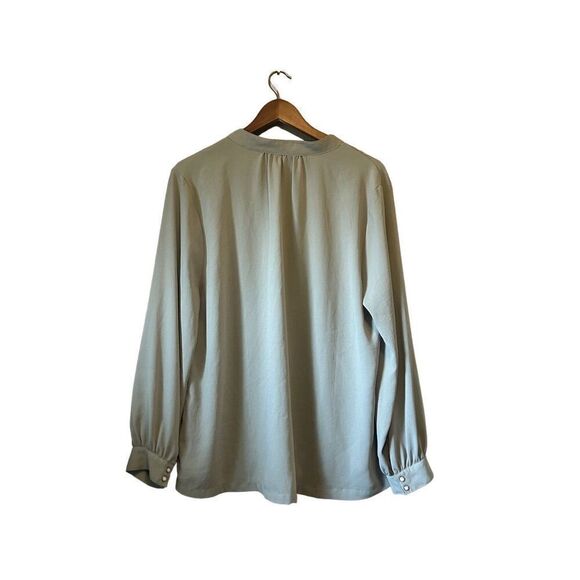 Siveno Jeans Co Lace Up Blouse Top Long Sleeve‎ Lightweight Casual XL/TG - Picture 5 of 5